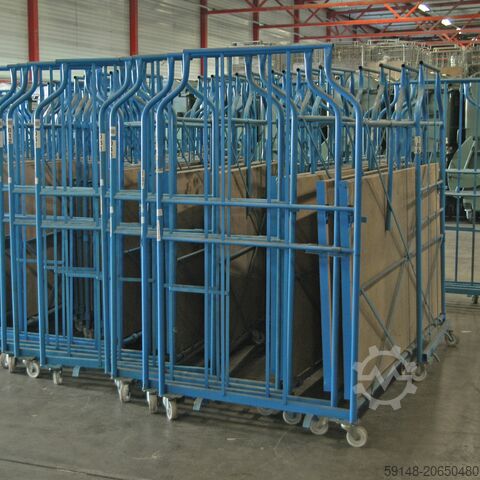 Used Furniture roll container L-nestable and stackable , L: 2000, W: 1150, H: 1800 (mm). , Kruizinga 99-099GB-D