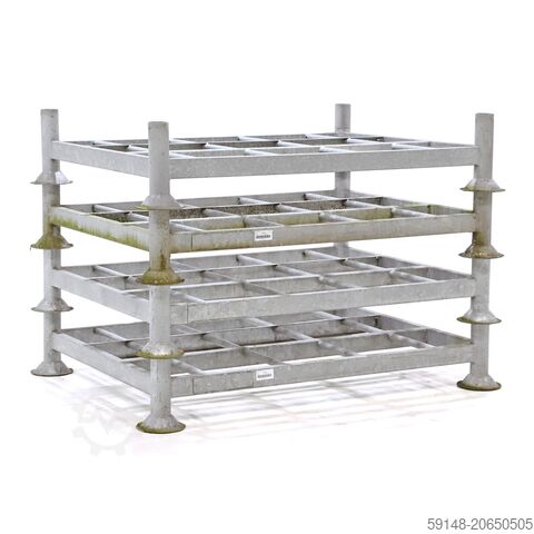 Gebrauchte Rungenpaletten mobile Gestell geeignet für Rungen 60.3, L: 1530, B: 1165, H: Kruizinga 99-520GB