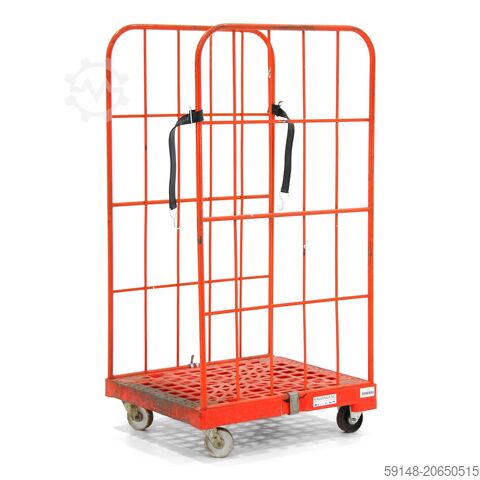 Used 2-Sides input gates + 2 nylon tensioning belts, L: 820, W: 720, H: 1760 (mm). Kruizinga 99-6144GB