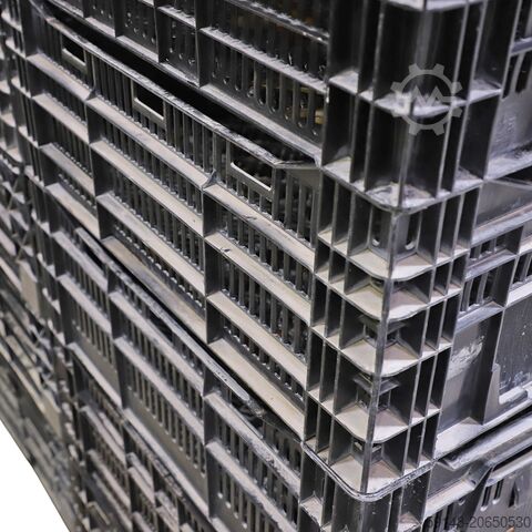 Gebrauchte Eurobehälter perforierte Wände und Boden, L: 600, B: 400, H: 240 (mm). 45ltr, Kruizinga 99-6287GB-PAL