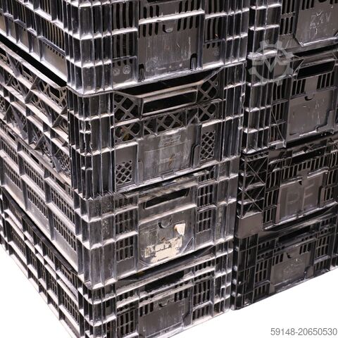 Gebrauchte Eurobehälter perforierte Wände und Boden, L: 600, B: 400, H: 240 (mm). 45ltr, Kruizinga 99-6287GB-PAL