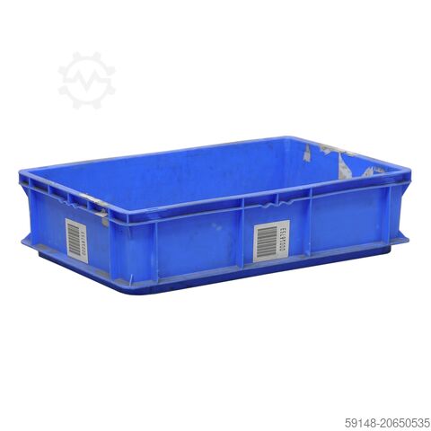 Gebrauchte Eurobehälter alle Wände geschlossen, L: 600, B: 400, H: 150 (mm).  26ltr, L: Kruizinga 99-7044GB-PAL