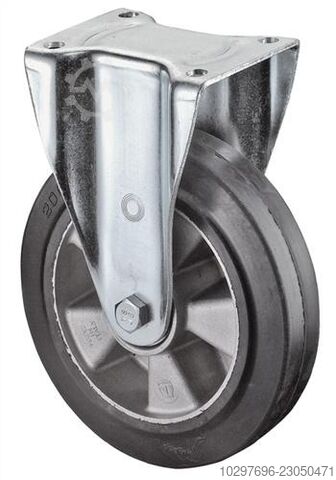 Heavy-duty fixed castor, diameter 160 mm – 1 piece  