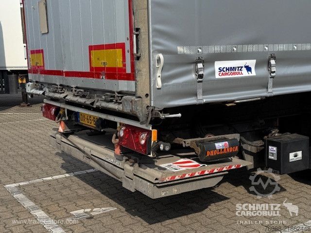 Open semitrailer with tarp Schmitz Cargobull Curtainsider Standard Ladebordwand
