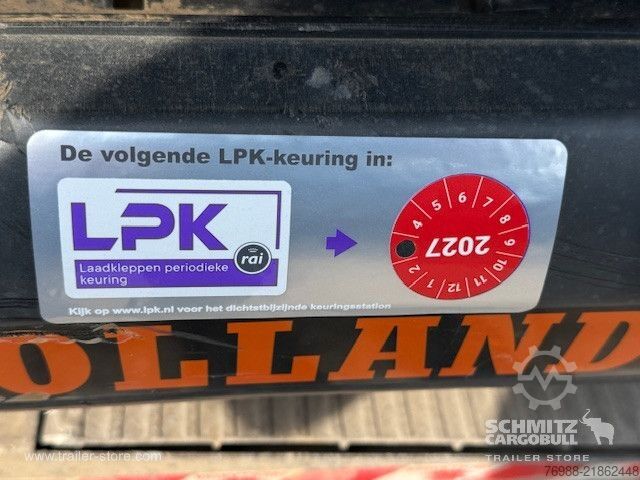Open semitrailer with tarp Schmitz Cargobull Curtainsider Standard Ladebordwand