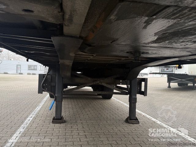 Open semitrailer with tarp Schmitz Cargobull Curtainsider Standard Ladebordwand