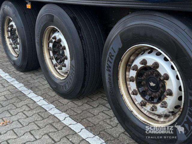 Open semitrailer with tarp Schmitz Cargobull Curtainsider Standard Ladebordwand