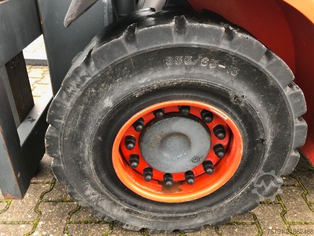 Front loader forklift LINDE H60D 396_Diesel_ Heizung_4. Ventil_ Deutz_ Waage