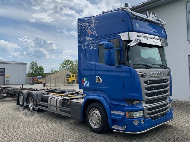 Swap body truck SCANIA R 490 6x2 Jumbo_ Topline_ Lenk- + Liftachse