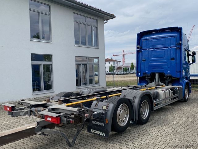 Swap body truck SCANIA R 490 6x2 Jumbo_ Topline_ Lenk- + Liftachse