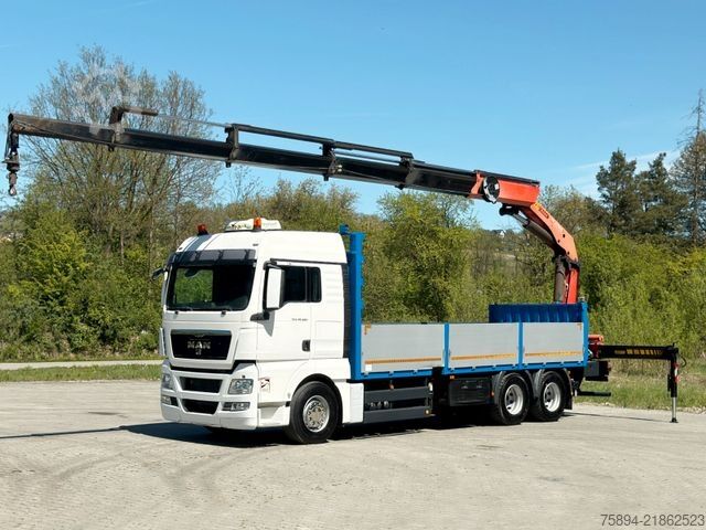 Truck mounted crane MAN TGX 28.480 Pritsche 7,10 m+ PK 27002/FUNK * TOP