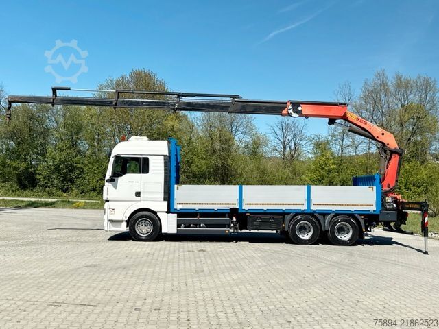 Truck mounted crane MAN TGX 28.480 Pritsche 7,10 m+ PK 27002/FUNK * TOP