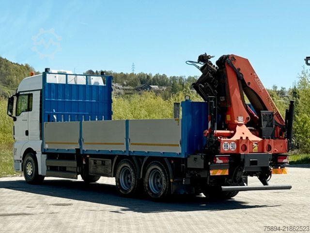 Truck mounted crane MAN TGX 28.480 Pritsche 7,10 m+ PK 27002/FUNK * TOP