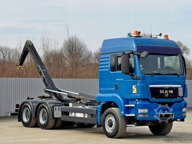 Roll-off tipper truck MAN TGS 26.440 * Abrollkipper * 6x4 * TOPZUSTAND !