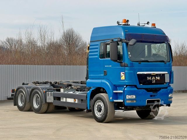 Roll-off tipper truck MAN TGS 26.440 * Abrollkipper * 6x4 * TOPZUSTAND !