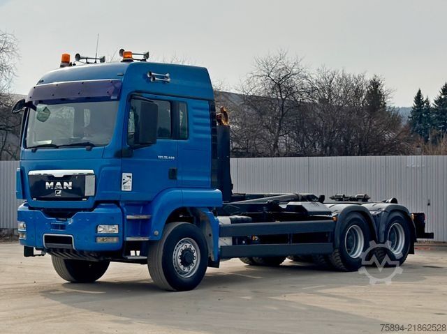 Roll-off tipper truck MAN TGS 26.440 * Abrollkipper * 6x4 * TOPZUSTAND !