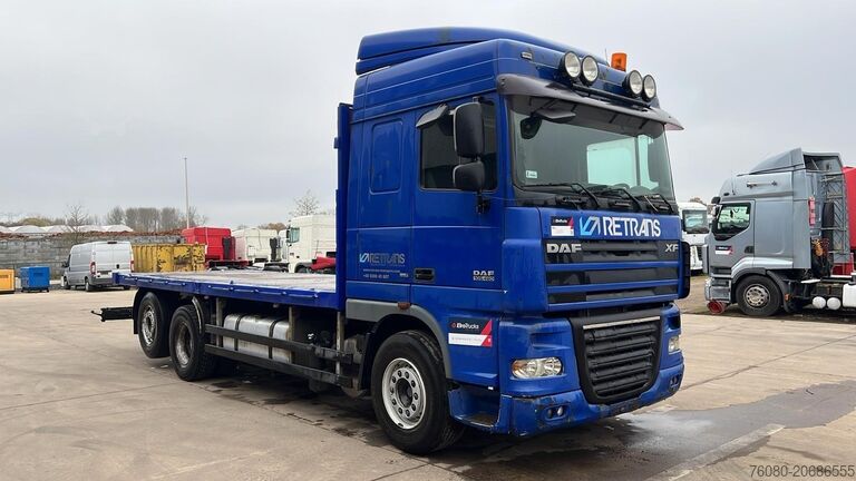 Flatbed DAF XF 105.460 (GOOD CONDITION / PARFAIT ETAT / 6X2)