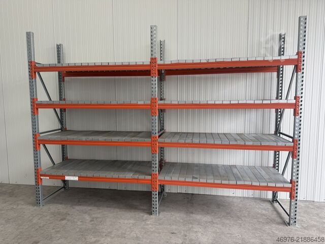 High-bay warehouse pallet racking system META (Thyssen) Regallänge: 3,86 lfm.