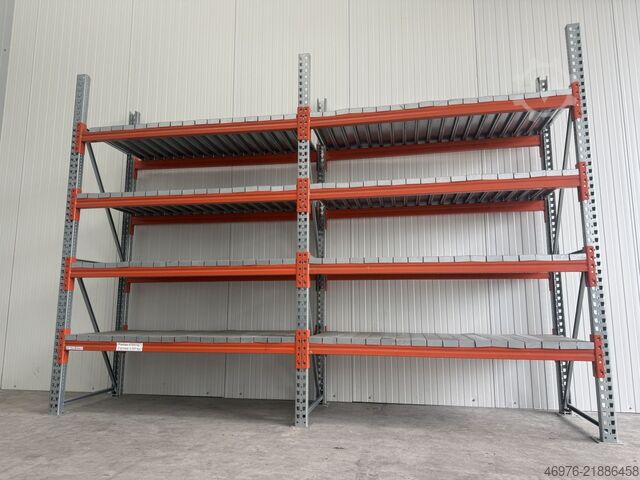 High-bay warehouse pallet racking system META (Thyssen) Regallänge: 3,86 lfm.