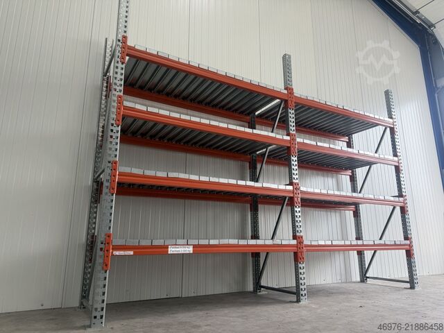 High-bay warehouse pallet racking system META (Thyssen) Regallänge: 3,86 lfm.