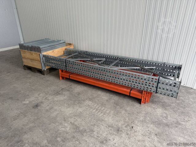 High-bay warehouse pallet racking system META (Thyssen) Regallänge: 3,86 lfm.