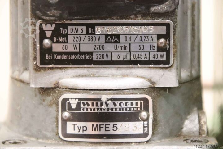 Central lubrication Vogel Deckel MFE 5/S3