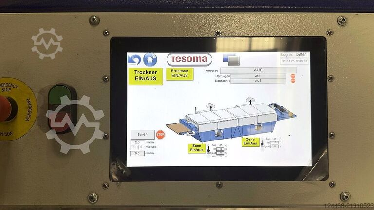 Continuous dryer Tesoma Compact Eight-G-18-HH-SR