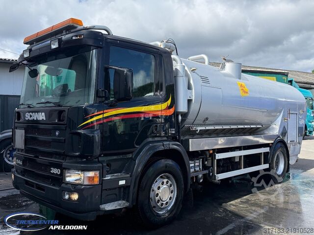 Vacuum truck Scania P114 - 380 Korp&Son, RVS tank