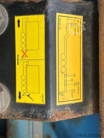 Auflieger-Wechselfahrgestell KRONE SD Container Multi HC Liftachse