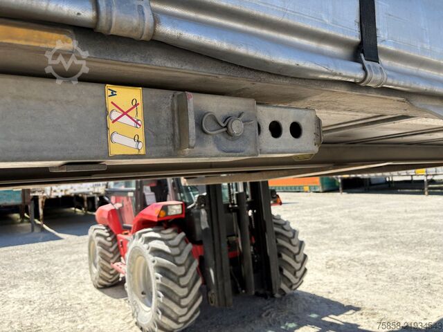 Swap body with flatbed & tarp Wecon Jumbo Verzinkt 3m Innen Hubdach