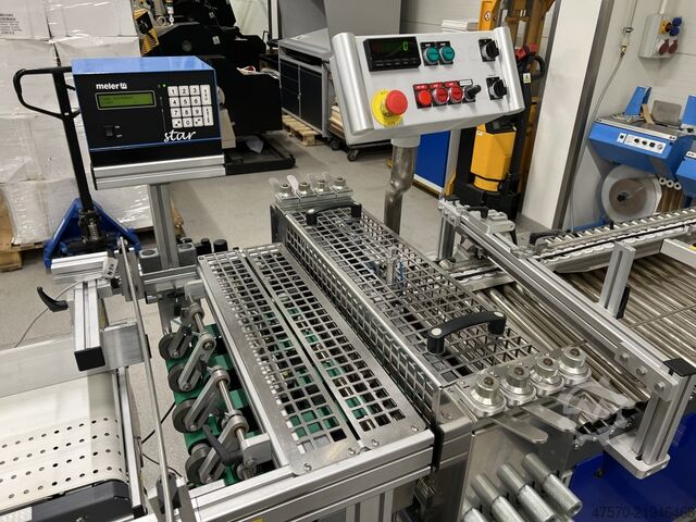 Rill- und Falzmaschine Heidelberg Stahlfolder + Popp Maschinenbau SRT + MWS