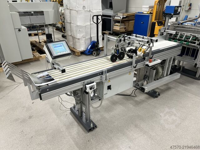 Rill- und Falzmaschine Heidelberg Stahlfolder + Popp Maschinenbau SRT + MWS
