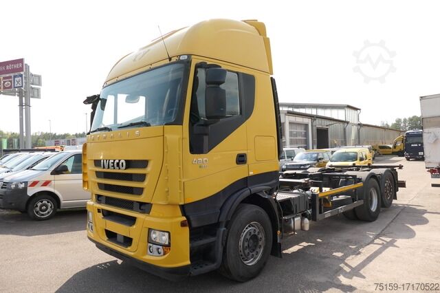 Wechselfahrgestell LKW iveco STRALIS AS 260 S42 Y/FS-CM ECO AHK Lenkachse Liftachse KLIMA INTARDER EURO-5