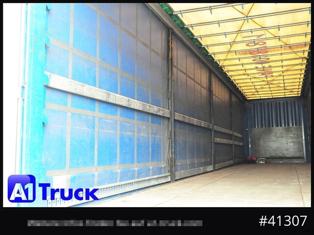 Open semitrailer with tarp KRONE Tautliner, Code XL, Coil, Bahn, VDI 2700