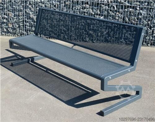 Park bench L1540xW610xH860mm - 1 unit  