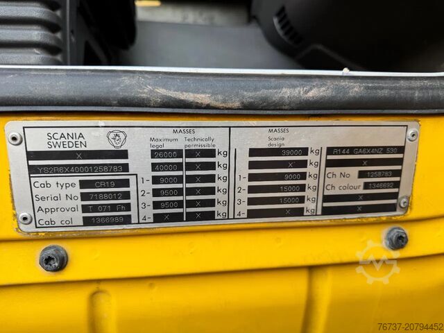 Heavy load Scania R144-530 V8 **144G530-V8-FRENCH TRUCK**