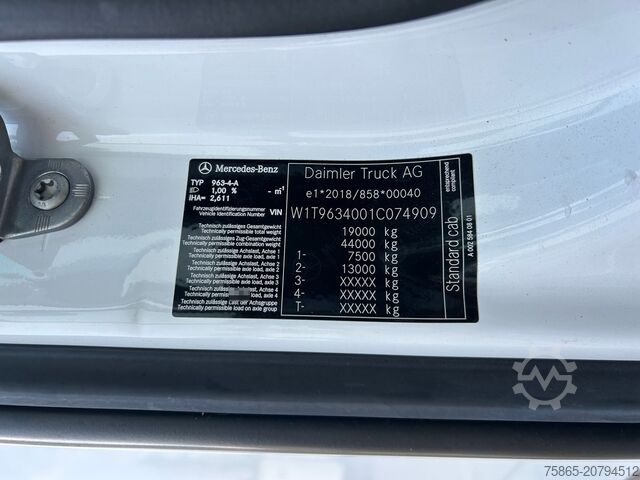 Standard tractor Mercedes-Benz Actros 1840 StreamSpace LS / New Tacho V2 / APK...