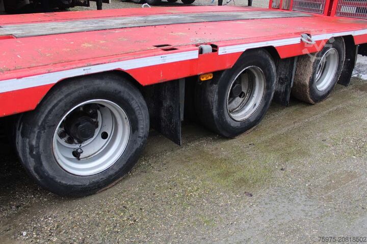 Tieflader-Auflieger für Baumaschinen bertoja semirimorchio carrellone 3assi 11.80m