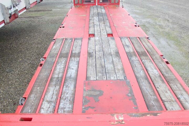 Tieflader-Auflieger für Baumaschinen bertoja semirimorchio carrellone 3assi 11.80m