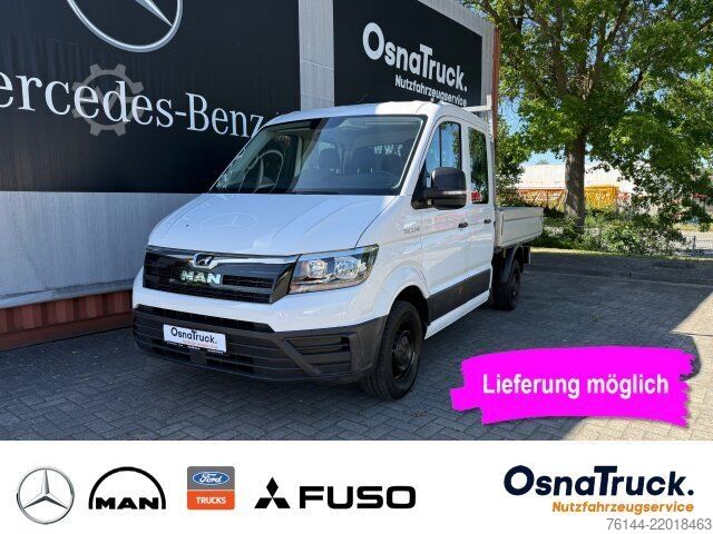 Pick-up van MAN TGE 3.140 DOKA Pritsche Klima,AHK 3000 KG,7-Sitz