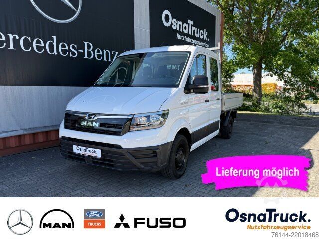 Van MAN TGE 3.140 DOKA Pritsche Klima,AHK 3000 KG,7-Sitz