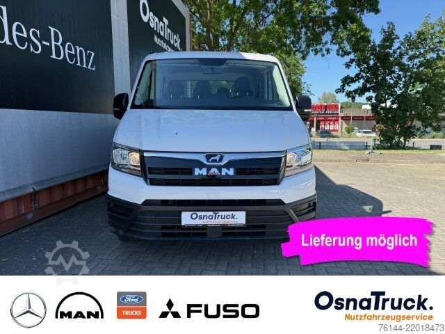 Pick-up van MAN TGE 3.140 DOKA Pritsche Klima,AHK 3000 KG,7-Sitz