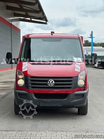 Transporter mit Pritsche & Plane VW Crafter 35 Doppelkabine Pritsche + Plane