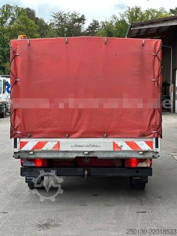Transporter mit Pritsche & Plane VW Crafter 35 Doppelkabine Pritsche + Plane