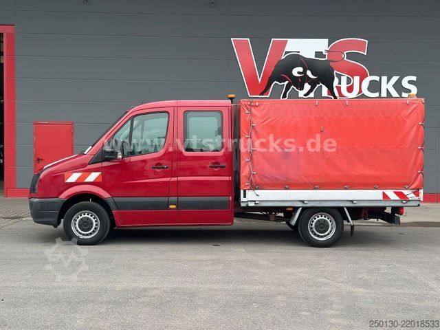 Transporter mit Pritsche & Plane VW Crafter 35 Doppelkabine Pritsche + Plane