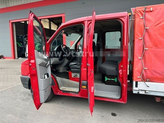 Transporter mit Pritsche & Plane VW Crafter 35 Doppelkabine Pritsche + Plane