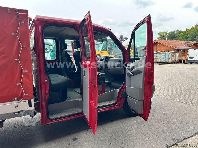Transporter mit Pritsche & Plane VW Crafter 35 Doppelkabine Pritsche + Plane
