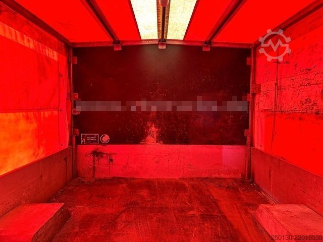 Curtain sider van VW Crafter 35 Doppelkabine Pritsche + Plane