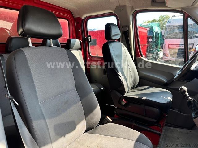 Curtain sider van VW Crafter 35 Doppelkabine Pritsche + Plane