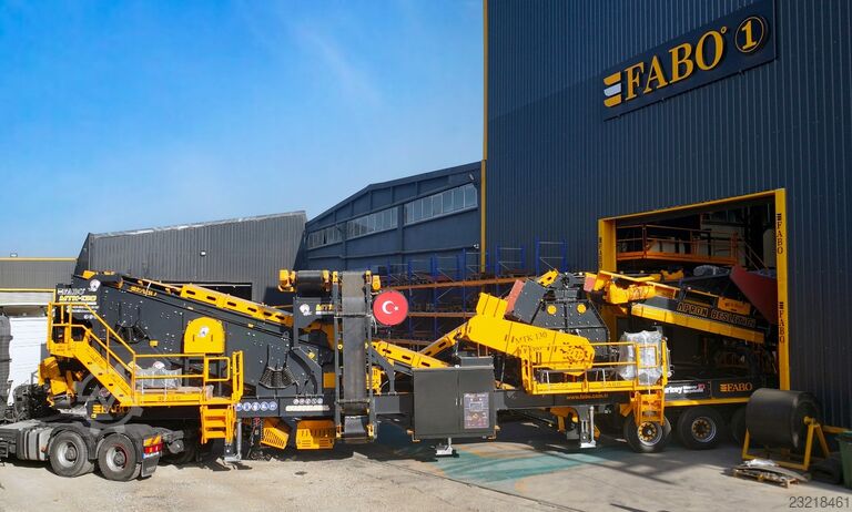 Crushing unit FABO Mobile Impact Crusher Mobile Impact Crusher MTK-130